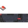 Клавіатура Keychron K17 PRO Gateron MX 2.0 Red White Led QMK Wireless/Bluetooth/USB-А UA Black (K17P-A1-UA)