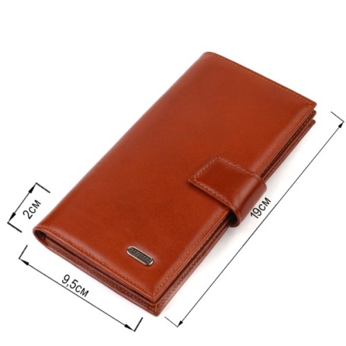 Портмоне Canpellini З натуральної шкіри Коричневе (21721)