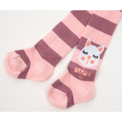 Колготки дитячі BNM з котиком (M0C0301-2076-68G-pink)