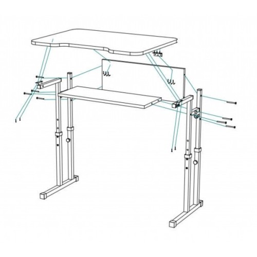 Парта зі стільцем Sector Ніжність трансформер (Ніжність)