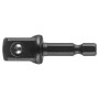Адаптер для інструменту Neo Tools 1/4" Hex 1/2" квадрат, ударний, сталь S2 (56-556)
