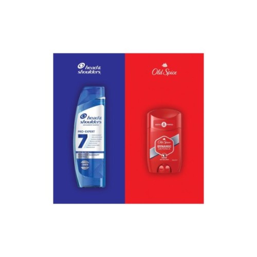 Набір косметики Head & Shoulders Шампунь проти лупи 250 мл + Дезодорант-стік Old Spice Dynamic Defense 65 мл (8700216617390)