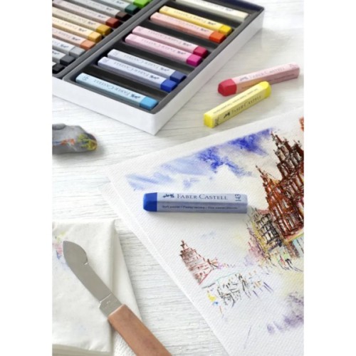 Пастель Faber-Castell Soft Pastels, м'яких, довжина крейди 70 мм, 24 кольори, 128324 (16794)