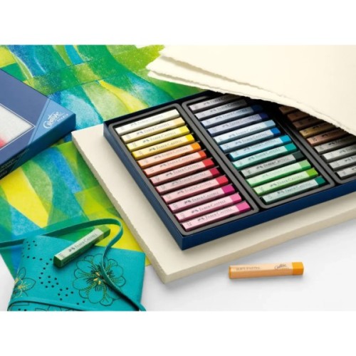 Пастель Faber-Castell Soft Pastels, м'яких, довжина крейди 70 мм, 24 кольори, 128324 (16794)