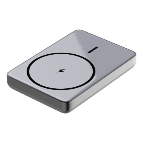 Батарея універсальна Atria 10000mAh, PD/20W, 15W Wireless MagSafe, Black (WPD-W72B)