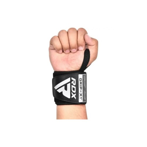 Бинт для спорту RDX WR11 Gym Wrist Wrap Black/Grey (WAH-WR11BG)