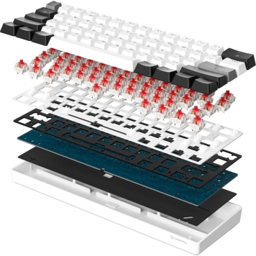 Клавіатура GamePro Genesis Infinity MK130BW Outemu Swithes USB White (MK130BW)