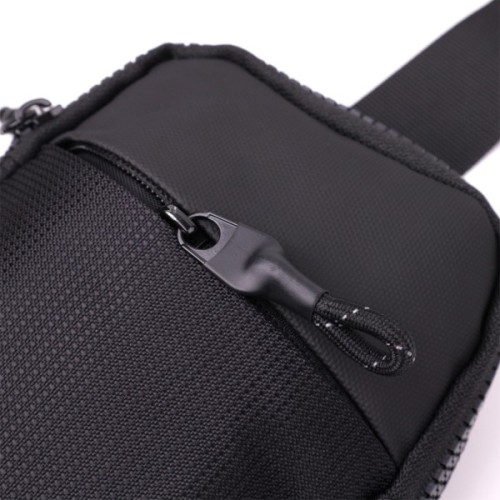 Сумка Vintage Слінг для подорожей з текстилю Чорна (22866)