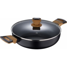 Сотейник Bergner Earth black з кришкою 28 см (BG-32038-BK)