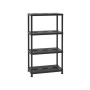 Стелаж Toomax 4 полиці cm. 71x35x138h black (5138)