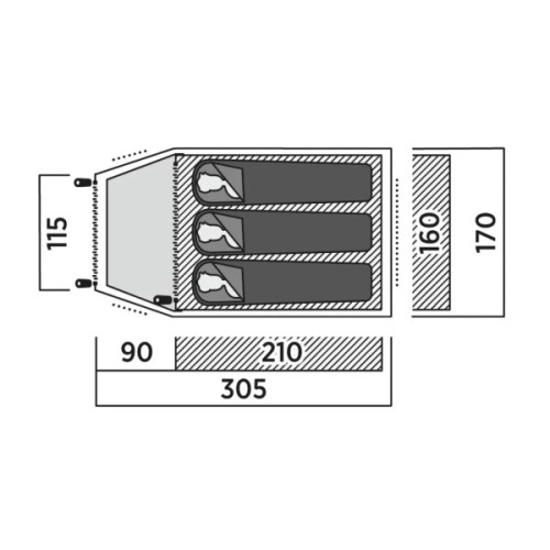 Намет Easy Camp Setesdal 3 (120477) (931548)
