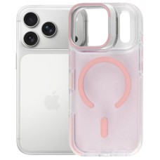 Чохол до мобільного телефона BeCover FIBRA Star Shine MagSafe Apple iPhone 17 Pro Max Light Pink (715435)