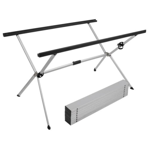 Туристичний стіл Bo-Camp Lamel 121x80 cm Aluminium (1404438) (DAS303287)