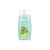 Гель для душу Voi Kiwi Scrub & Wash Natural Fruit Seeds Whitening Effect 400 мл (8681608226126)