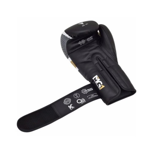 Боксерські рукавички RDX F7 Ego Black Golden 14 унцій (BGR-F7BGL-14oz)