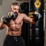 Боксерські рукавички RDX F7 Ego Black Golden 14 унцій (BGR-F7BGL-14oz)