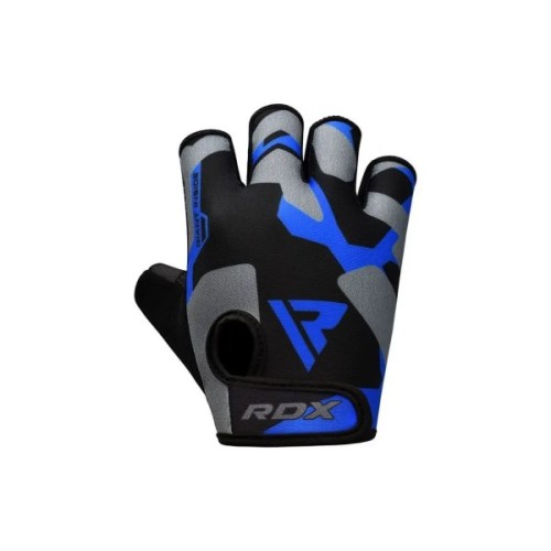 Рукавички для фітнесу RDX F6 Sumblimation Blue S (WGS-F6U-S)