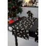 Доріжка на стіл Прованс Шапочки на чорному 40х140 см (036444)