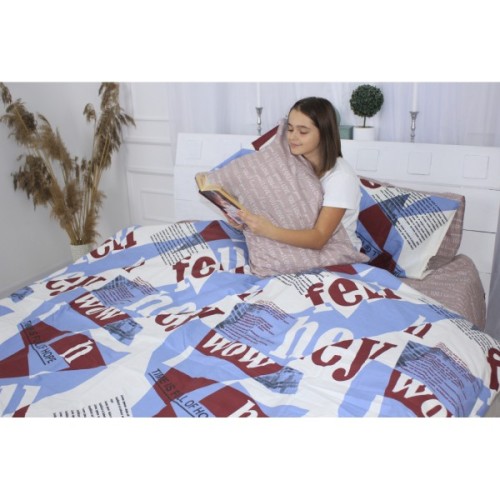 Постільна білизна MirSon Бязь 17-0535 Peggy 2х160х220 (2200003790108)