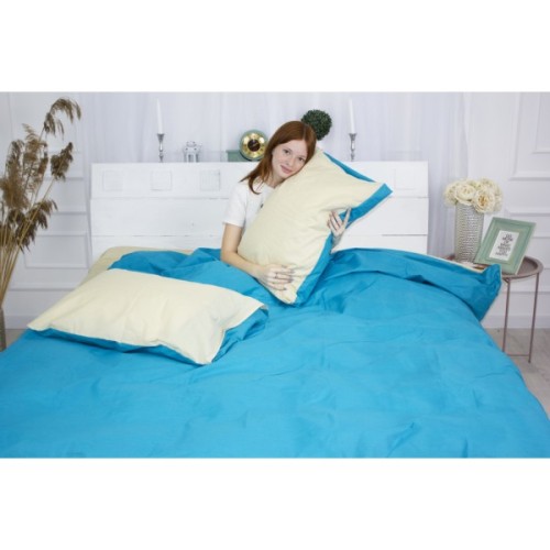 Постільна білизна MirSon Бязь Premium Camillo (12-0712 + 17-4735) 143х210х2 (2200000800404)