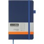 Книга записна Buromax Etalon 125x195 мм 96 аркушів в лінію обкладинка зі штучної шкіри Синя (BM.291260-02)
