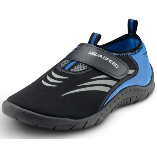 Аквашузи Aqua Speed Aqua Shoe Model 642-27B чорний, сірий, синій 44 (5908217676160)