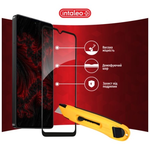 Скло захисне Intaleo Full Glue Xiaomi Poco C50 Black (1283126589683)