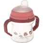 Поїльник-непроливайка Canpol babies Bonjour Paris з силіконовим носиком FirstCup 150 мл Рожева (56/612_pin)