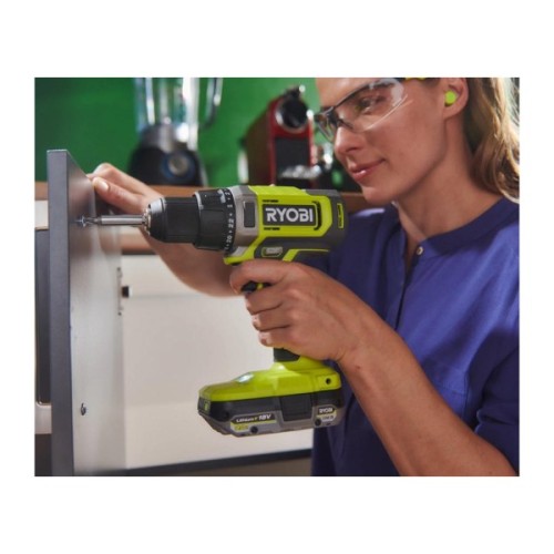 Шуруповерт Ryobi ONE+ RDD18-1C20S 18V, 1х2Ah, 52Нм, 450/1750об/хв, сумка (5133005519)