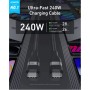 Дата кабель USB-C to USB-C 1.8m 240W upcycled-braided black Anker (A82E2H12)