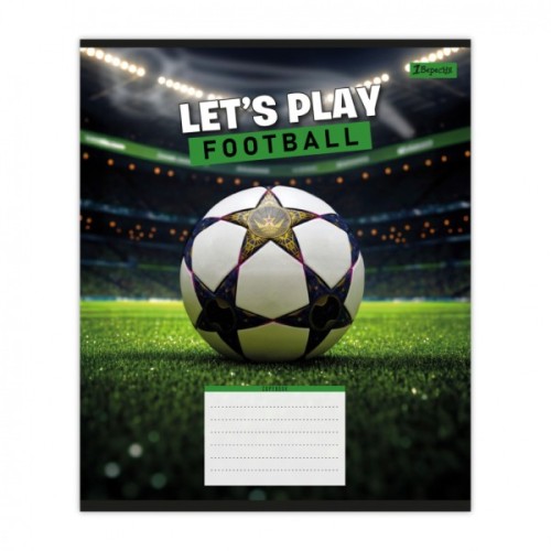 Зошит 1 вересня Let's play football А5 36 аркушів клітинка (768754)