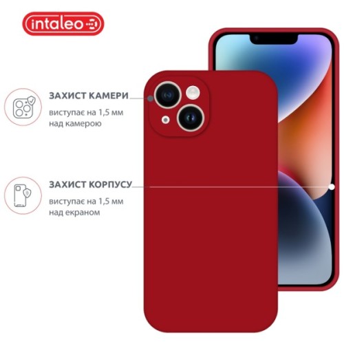 Чохол до мобільного телефона Intaleo SoftShell Apple iPhone 14 Plus Red (1283126557705)