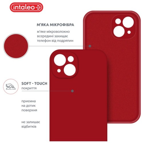 Чохол до мобільного телефона Intaleo SoftShell Apple iPhone 14 Plus Red (1283126557705)