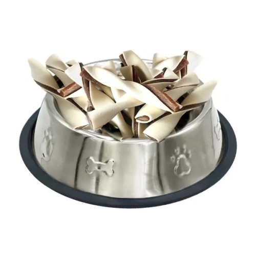 Ласощі для собак Lucky Star Сендвіч кручений з м'ясом курки середній 13.5 см 500 г (4820112457969)