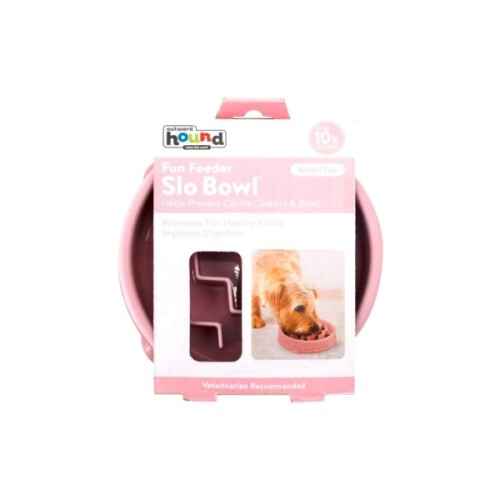 Посуд для собак Outward Hound Миска-лабіринт Fun Feeder хвиля XS рожева (0700603697545)