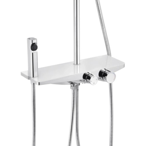 Душовий гарнітур Kroner Armada-W066 + змішувач Armada-C010 (CVS30222)