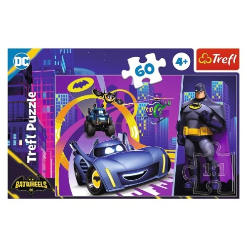 Пазл Trefl Batwheels Бетмен і його машини 60 елементів (5900511174007)
