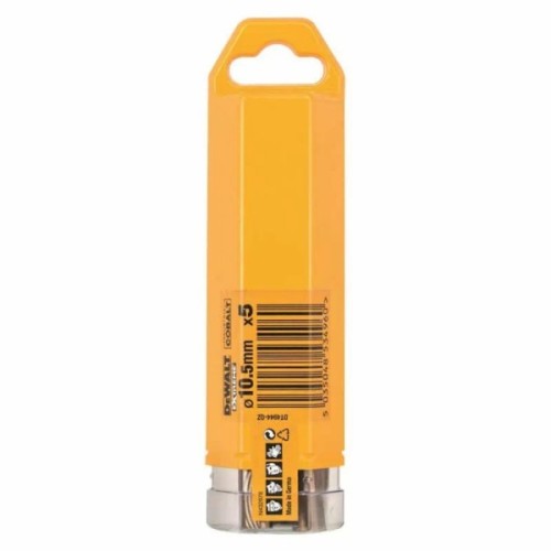 Свердло DeWALT EXTREME INDUSTRIAL COBALT HSS-CO, 10,5 х 133 х 84 мм, 5 шт (DT4944)