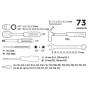 Набір інструментів Top Tools 1/4", 3/8", 73 ед. (38D500)