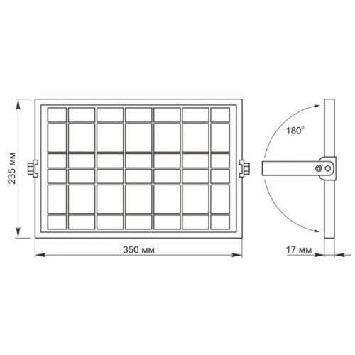 Прожектор Videx LED 1000LM 5000K 3.2V (VL-FSO2-505)