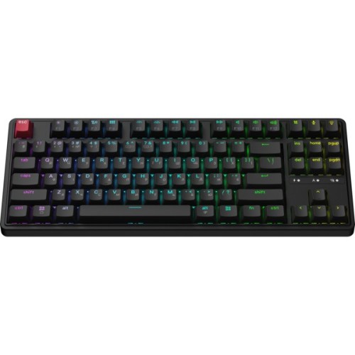 Клавіатура Keychron C3 Max Super Red Switch RGB Wireless/Bluetooth/USB UA Black (C3M-H1-UA)