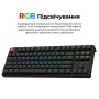 Клавіатура Keychron C3 Max Super Red Switch RGB Wireless/Bluetooth/USB UA Black (C3M-H1-UA)