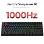 Клавіатура Keychron C3 Max Super Red Switch RGB Wireless/Bluetooth/USB UA Black (C3M-H1-UA)