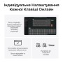 Клавіатура Keychron C3 Max Super Red Switch RGB Wireless/Bluetooth/USB UA Black (C3M-H1-UA)