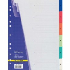 Роздільник сторінок Buromax colored, 6 dividers (BM.3210)