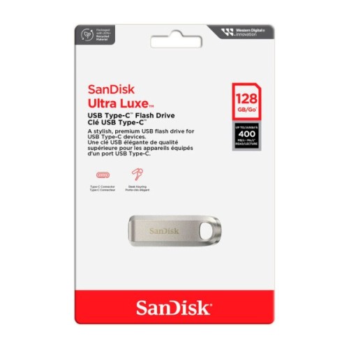 USB флеш накопичувач SanDisk 128GB Ultra Luxe Type-C USB 3.2 (SDCZ75-128G-G46)