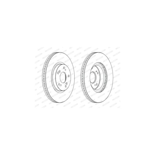 Гальмівний диск FERODO DDF2473C