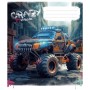 Зошит Школярик Monster trucks 48 аркушів клітинка (048-3283K)