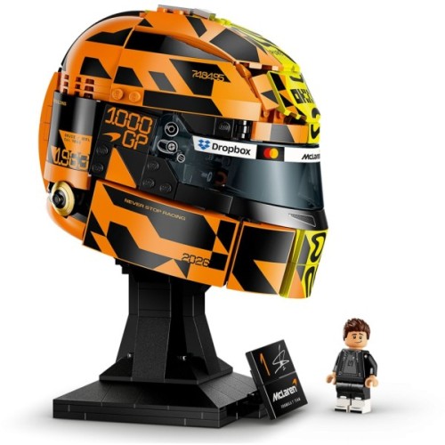 Конструктор LEGO Editions Шлем Ландо Норриса з команди McLaren, 793 деталі (43023)