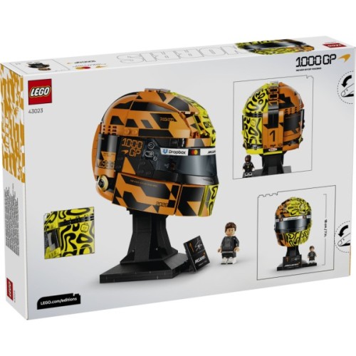 Конструктор LEGO Editions Шлем Ландо Норриса з команди McLaren, 793 деталі (43023)